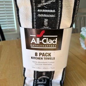 All Clad dish towels NEW! On trend colors.  Classic.  Thick and great quality!